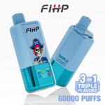 FIHP 60000 Puffs Triple Flavors Disposable Vape