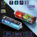 Uzy shisha hookah king 120000 puffs 120k dtl bulk buy disposable vape wholesale price