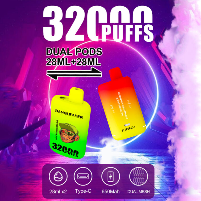 Bang Leader 32000 Puffs 32K Dual Flavor Disposable Vape Wholesale Europe Price
