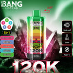How to switch 5 flavors on Bang Legend 120000