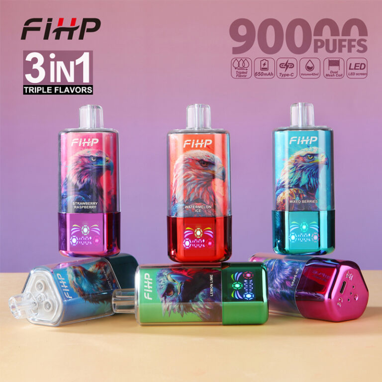 FIHP 90k Puffs Disposable Vape - 90000 Puffs High Capacity Device for Wholesale