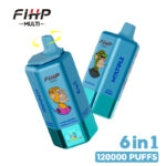 FIHP MULTI 120k Puffs Available Flavors: Strawberry Ice, Watermelon, and More