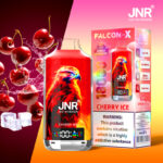 Rechargeable Puffs with JNR Falcon X 18000 Puffs Type-C Charging Port for Long-lasting Use