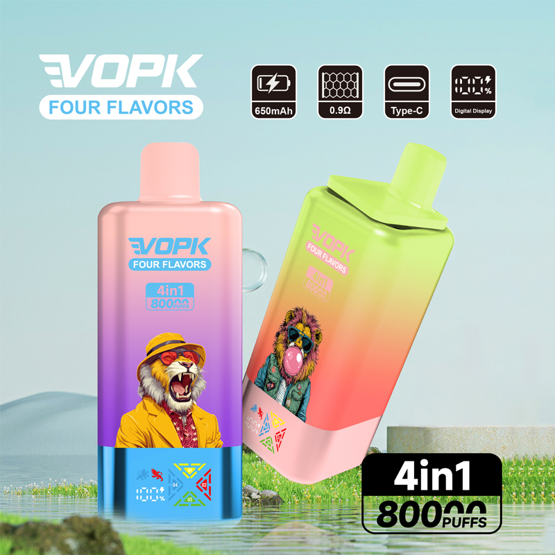 Four Flavors 4-in-1 Smart Switch Rechargeable Disposable Vape