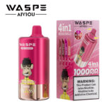 WASPE 100000 puffs blue device cartoon monkey design