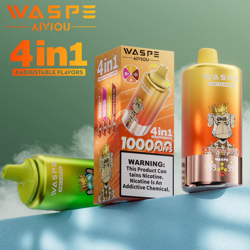 WASPE 100000 puffs 4 in 1 Taste flavor wholesale Europe