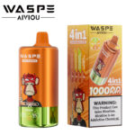 WASPE 100000 Puffs Rechargeable Disposable Vape with Type-C Port