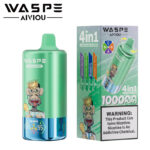 Bulk Buy WASPE 100k Puffs - 10 Pieces per Display Box for Retailers