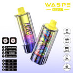 WASPE Crystal 180K Puffs with Advanced 1.0Ω Mesh Coil for Enhanced Flavor and Vapor