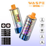 WASPE Crystal 180K 8-in-1 flavor switch Bulk Disposable Vape Wholesale