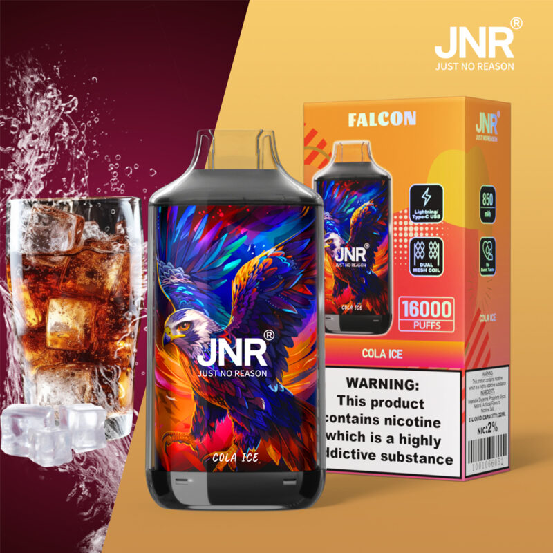 Bulk Buy JNR Falcon 16K Puffs - 10 Pieces per Display Box for EU Vape Shops
