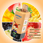 Airmez 8-in-1 160K 160000 Puffs Vaper 650mAh Rechargeable Battery Type C Fast Charging