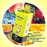 Airmez 8-in-1 160K 160000 Puffs Vape Smart LED Screen Digital Tube Display