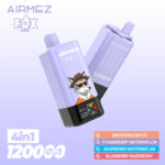 Airmez Fox 4 in 1 120K 120000 Puffs Disposable Vape EU Warehouse Retail and wholesale