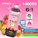 Airmez Fox 6-in-1 140K Vaper Bulk Disposable Vape Supplier Europe