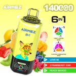 Airmez Fox 6-in-1 140K Vaper 10pcs Retail Ready Display Box