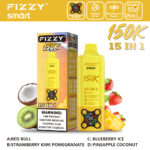 Fizzy Smart 150000 Puffs 150K 15 in 1 Bulk Disposable Vape Wholesale