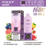 Fizzy Smart 150000 Puffs 150K 15 in 1 Bulk Disposable Vape Wholesale