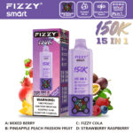 Fizzy Smart 150000 Puffs 150K 15 in 1 Bulk Disposable Vape Wholesale