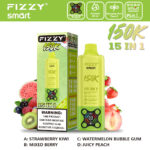 Fizzy Smart 150000 Puffs 150K 15 in 1 Bulk Disposable Vape Wholesale
