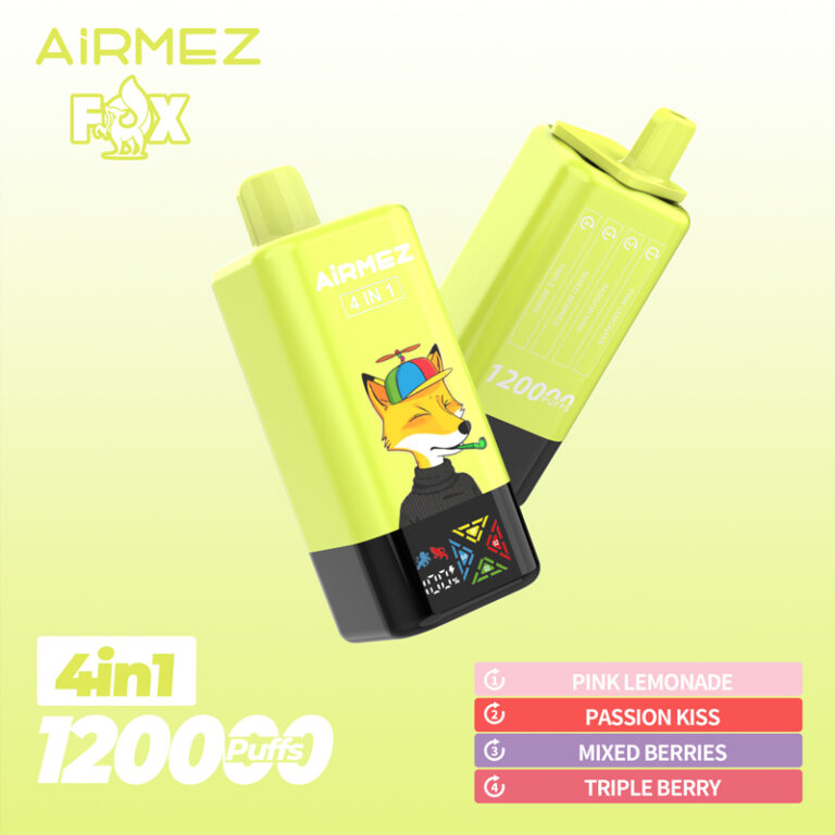 Airmez Fox 4 in 1 120K 120000 Puffs Disposable Vape EU Warehouse Retail and wholesale