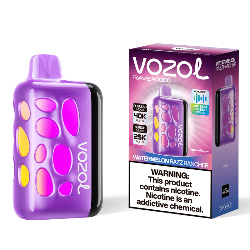 VOZOL RAVE 40000 Puffs Disposable Vape Original Authentic EU Warehouse