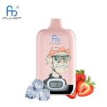 Fumot Digital Box 12000 smart LED display showing real-time battery percentage and e-liquid level