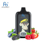 Compact and portable Fumot Digital Box 12000 disposable vape in hand with ergonomic design