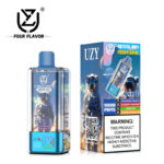 Quad mesh coil technology in UZY Crystal 100K Puffs Vape for smooth clouds