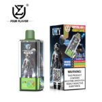 Type-C fast recharge port on UZY Crystal 4 in 1 Flavors 100000 Puffs