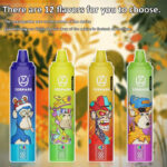 UZY Tornado 20K Puffs Vape 850mAh rechargeable battery and Type-C port