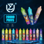 UZY Tornado 20000 Puffs refreshing ice and menthol vape flavors