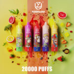 Authentic UZY Tornado 20K Puffs Disposable Vape original packaging box