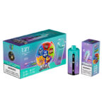 Massive 64ml total e-liquid capacity with 5 independent chambers UZY 500K