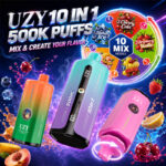 UZY 500K Puffs Disposable Vape 10 in 1 Mix Create Flavor System